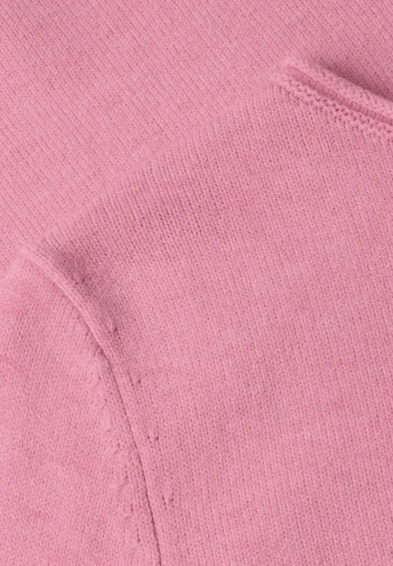 Pullover mit Boat Neck und Rollkanten