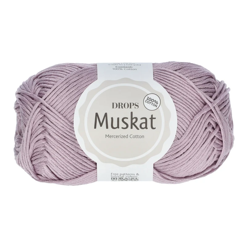 DROPS Muskat Uni Colour 92 Süße Orchidee