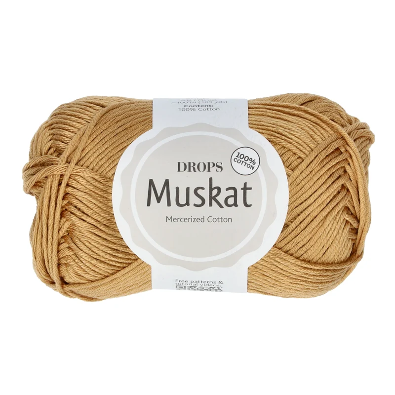 Drops Muskat Uni Colour 85 Senf