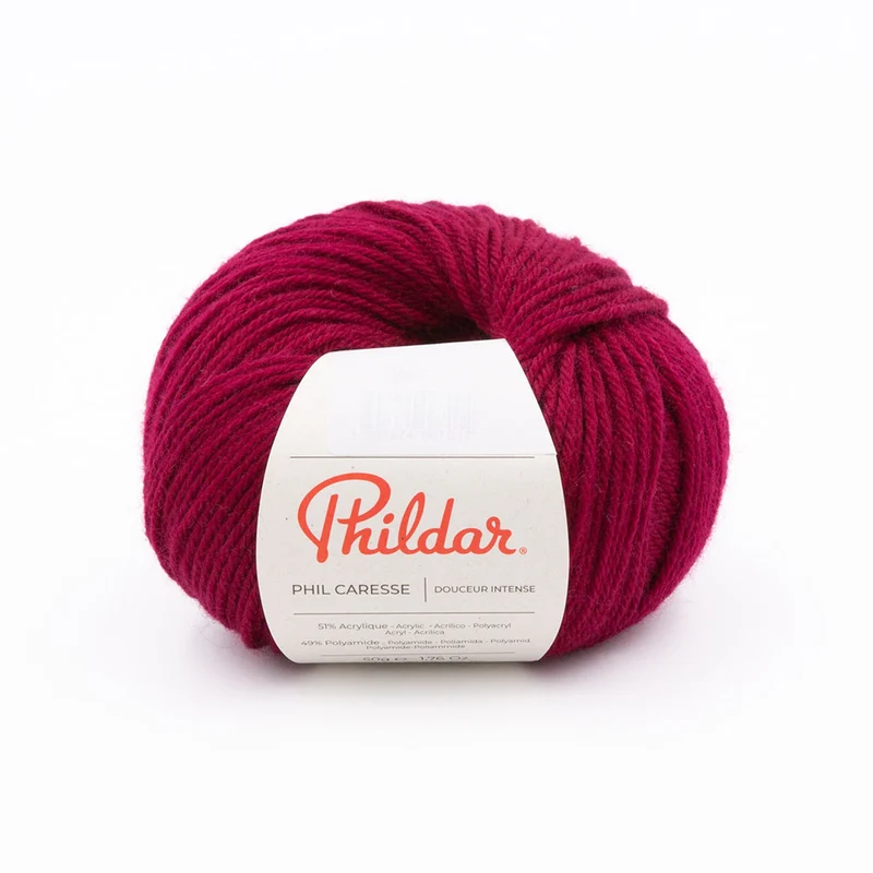 Phildar Phil Caresse 2187 Himbeere