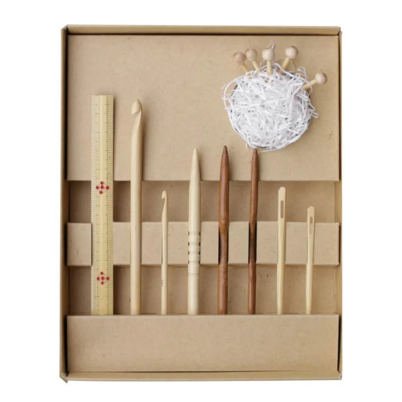 SEEKNIT Bambus - Notions Set White