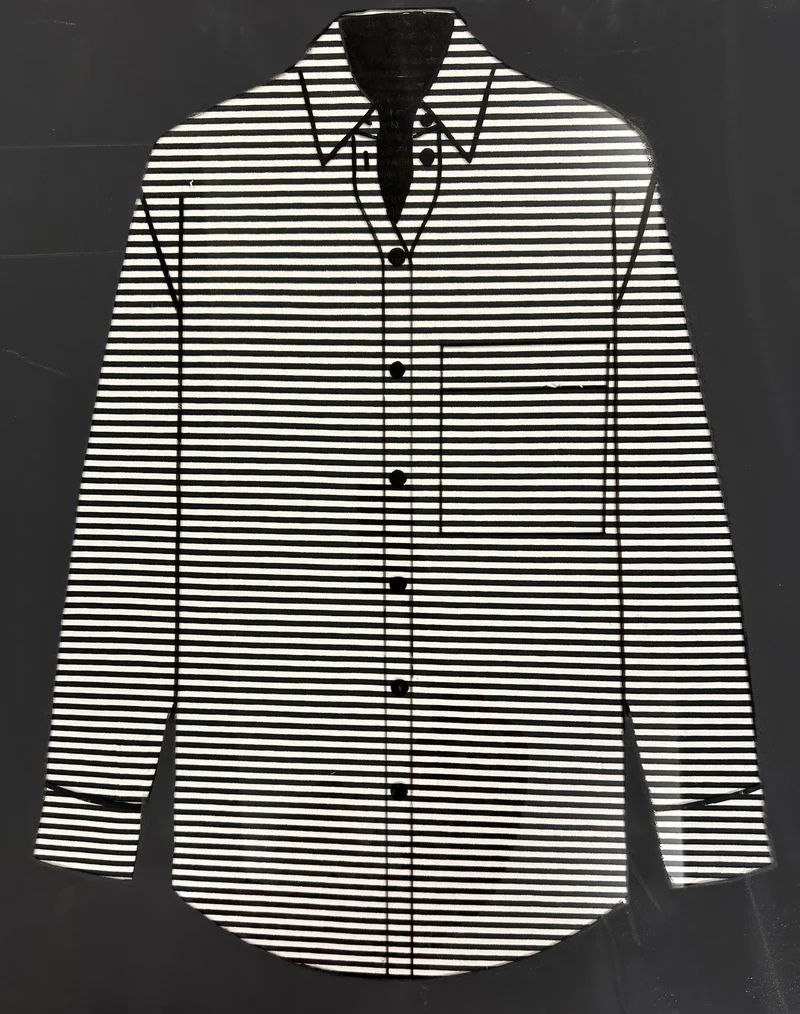 No. 1723 Viskosejersey schwarz weiß gestreift Lurex