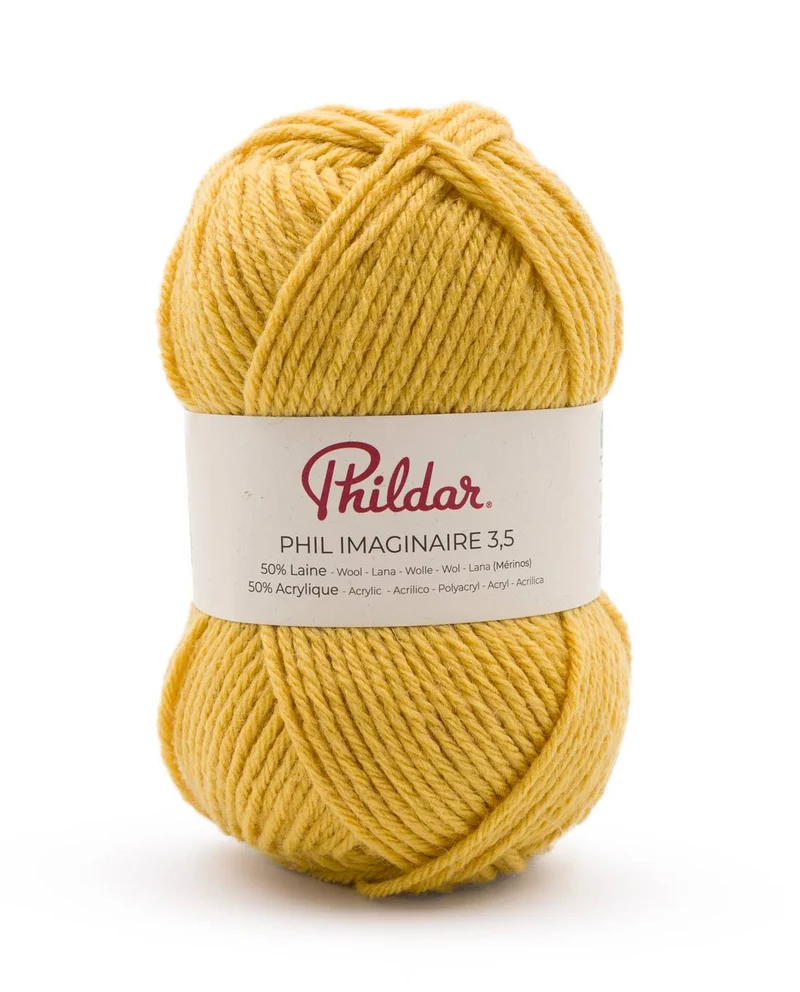 Phildar Phil Imaginaire 3,5 2050 Goldgelb