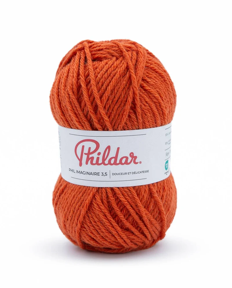 Phildar Phil Imaginaire 3,5 1396 Karottenorange