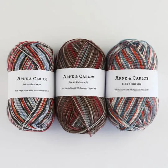 Socks & More Collection 4ply - Arne & Carlos