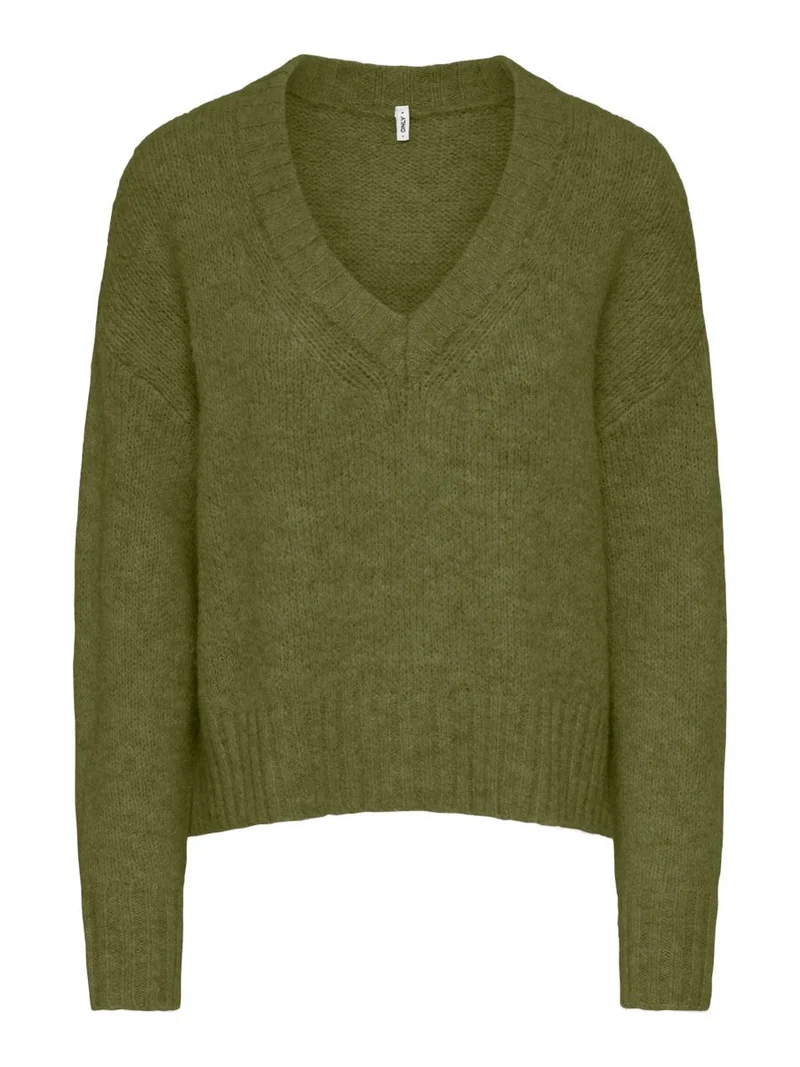 ONLFIONA LS LOOSE V-NECK KNT