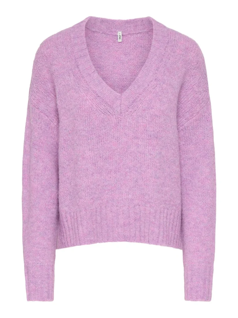 ONLFIONA LS LOOSE V-NECK KNT