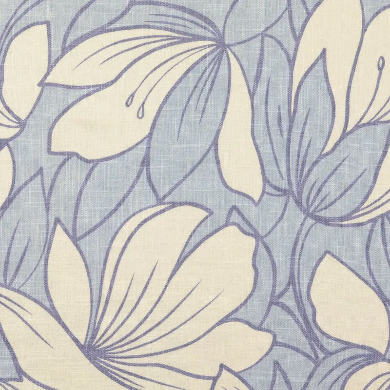 No. 1630Leinenmischung Blumenprint - 4 Farben