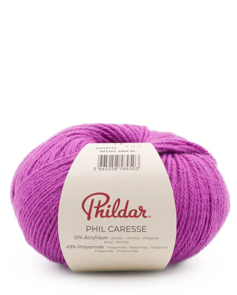 Phildar Phil Caresse 1064 Violett