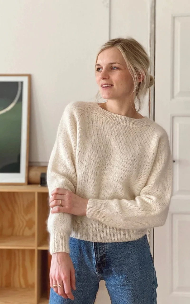 Kein Schnickschnack Pullover Damen - SUNDAY & TYNN SILK MOHAIR - Strickpaket