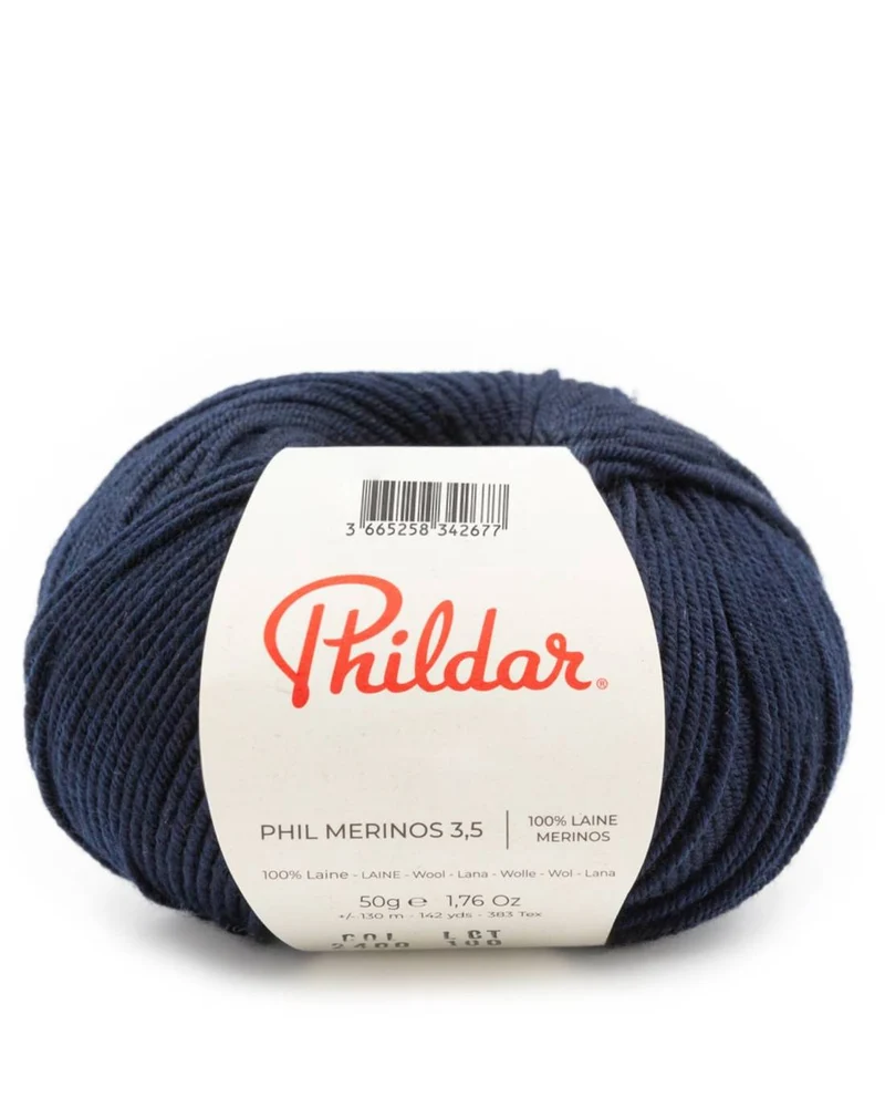 Phildar Phil Merinos 3,5 2400 Navy