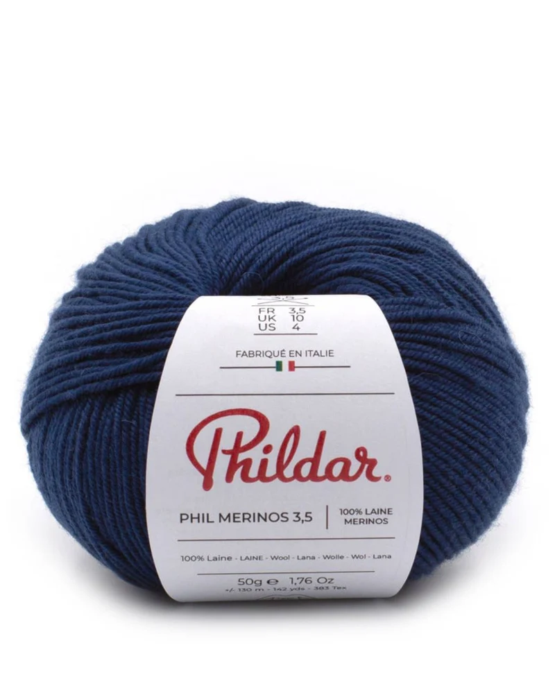 Phildar Phil Merinos 3,5 1446 Marineblau