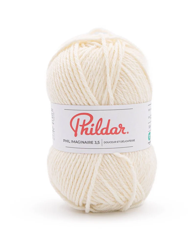 Phildar Phil Imaginaire 3,5 2359 Naturweiß