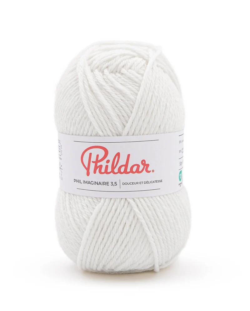 Phildar Phil Imaginaire 3,5 2225 Weiß