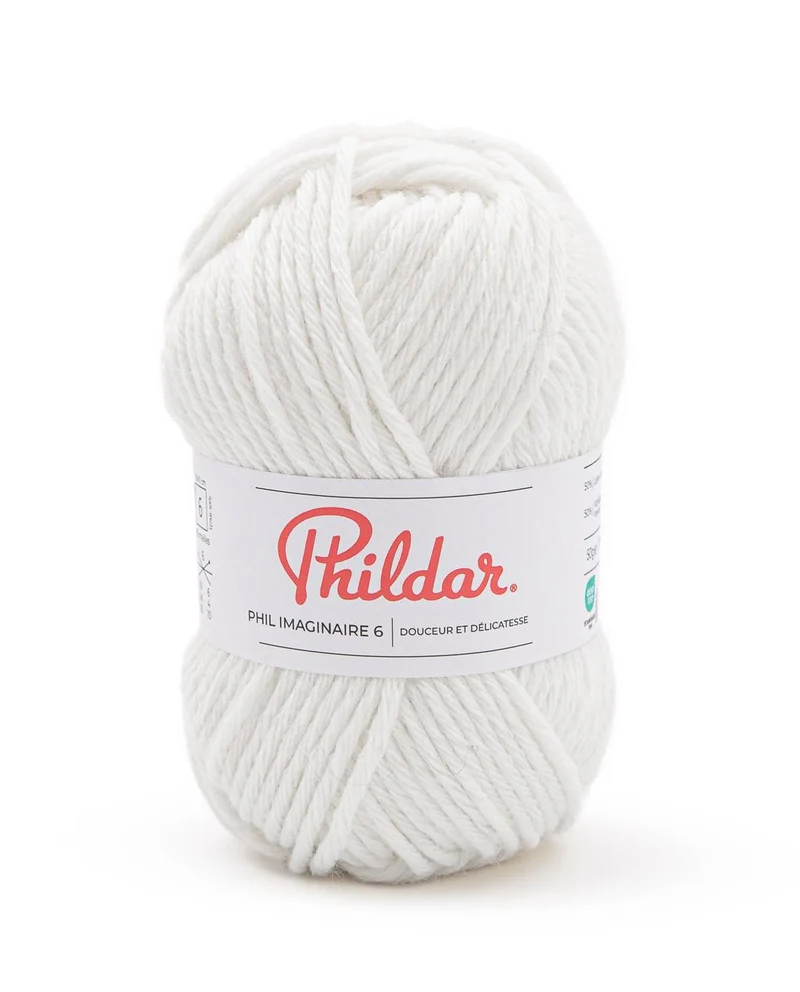 Phildar Phil Imaginaire 6 2225 Weiß