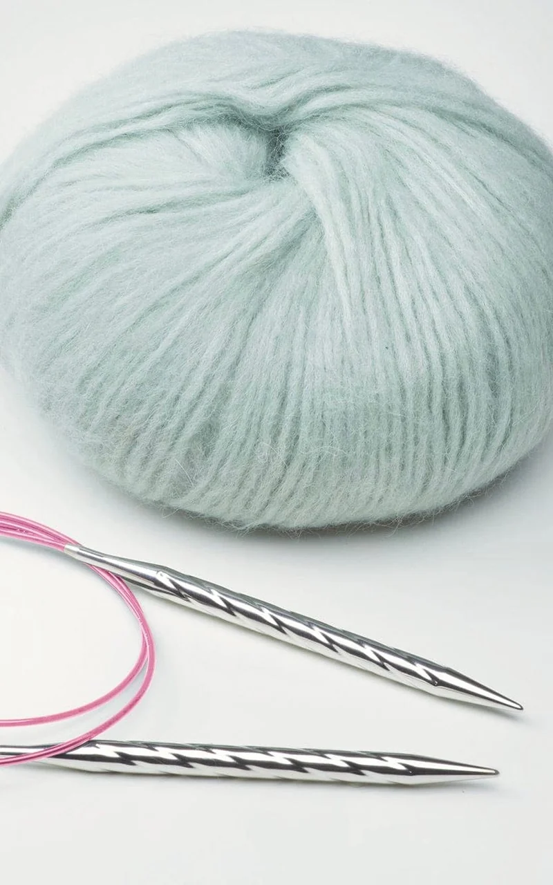 Addi Unicorn Rundstricknadel Messing 6,5mm|60cm