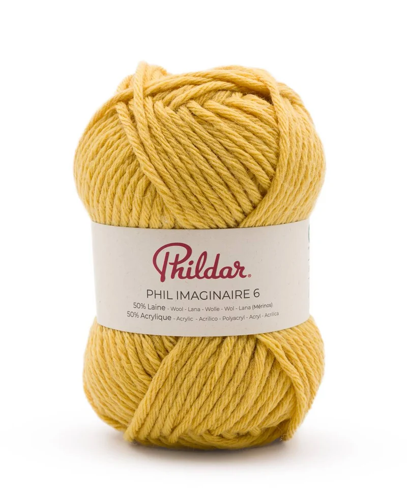 Phildar Phil Imaginaire 6 2050 Goldgelb