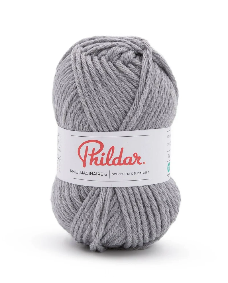 Phildar Phil Imaginaire 6 2140 Grauer Tweed