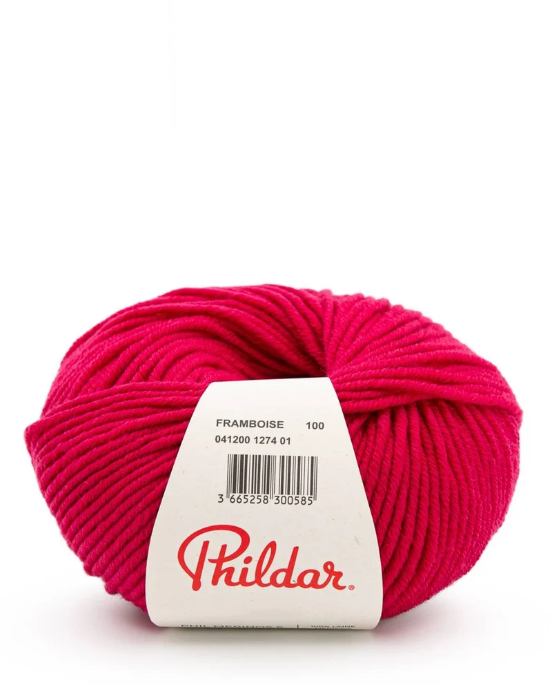 Phildar Phil Merinos 6 1274 Himbeere