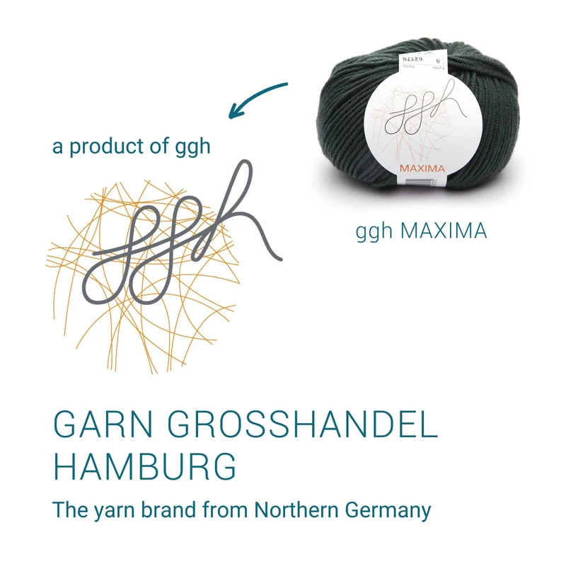 ggh Maxima | Merinowolle | 110m/50g | 009 - Grüner Schiefer