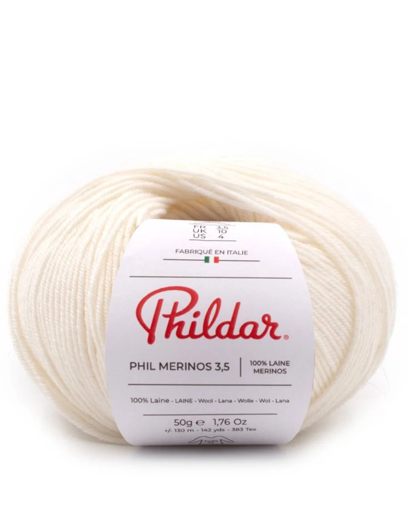 Phildar Phil Merinos 3,5 2359 Chalk