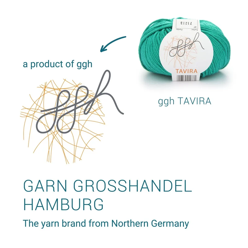 ggh Tavira | 100% Baumwolle | 80m/50g | 027 - Chromgrün