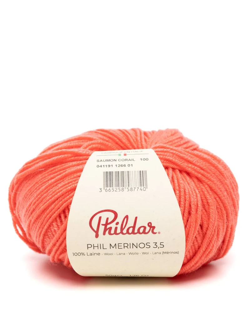 Phildar Phil Merinos 3,5 1266 Korallen-Lachs