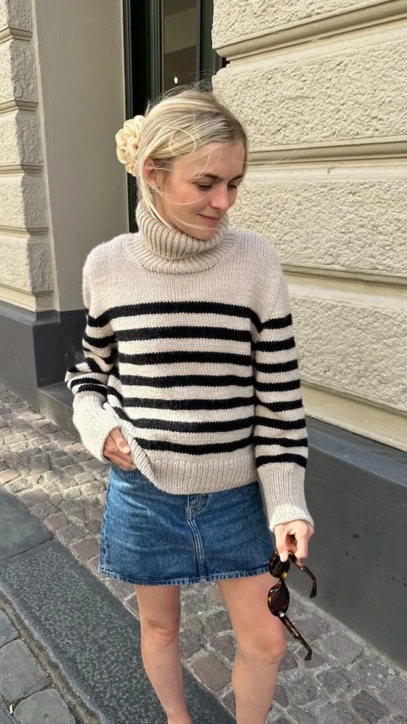 Lyon Sweater - Chunky Edition - PEER GYNT & TYNN SILK MOHAIR - Strickset