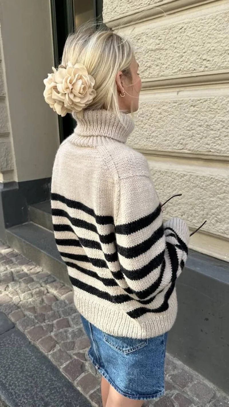 Lyon Sweater - Chunky Edition - PEER GYNT & TYNN SILK MOHAIR - Strickset