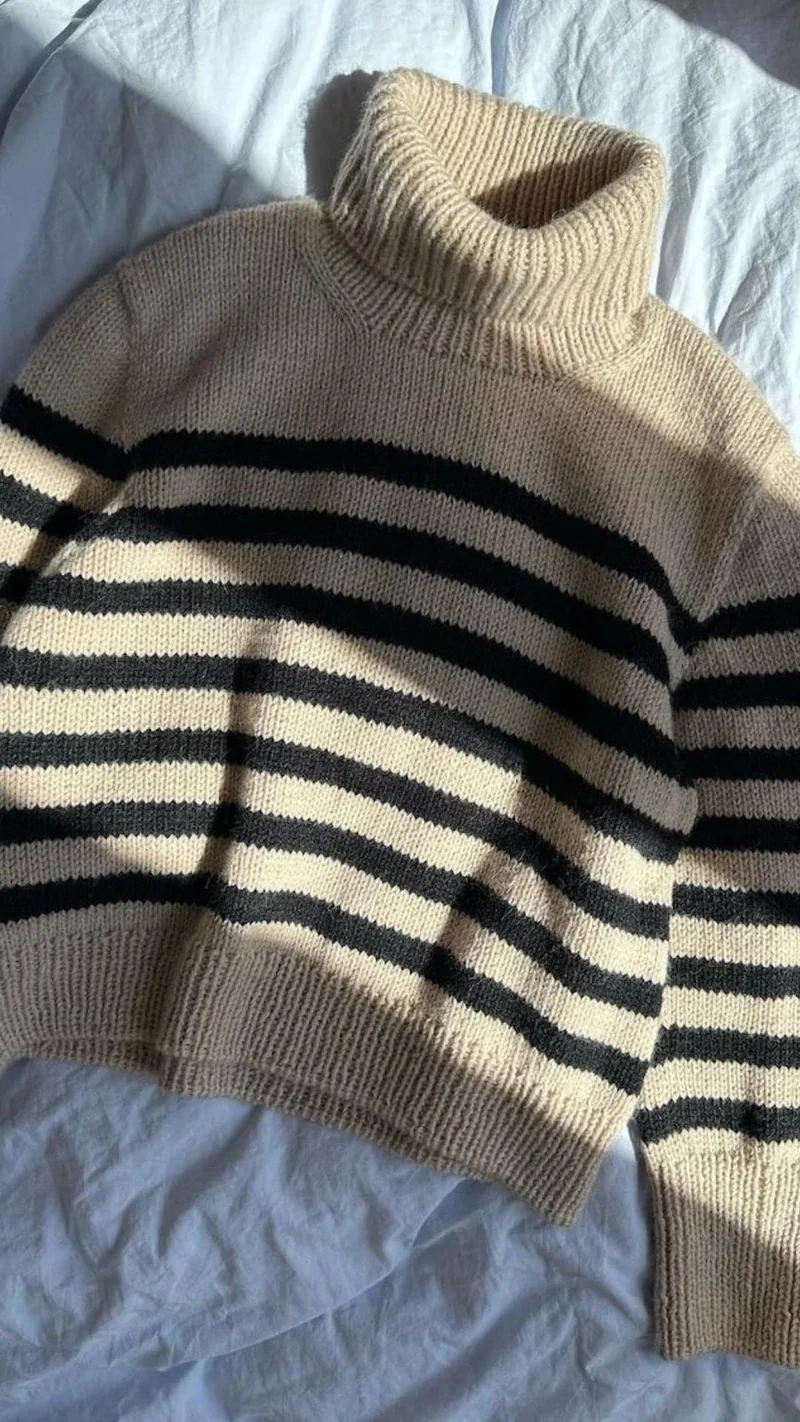 Lyon Sweater - Chunky Edition - PEER GYNT & TYNN SILK MOHAIR - Strickset