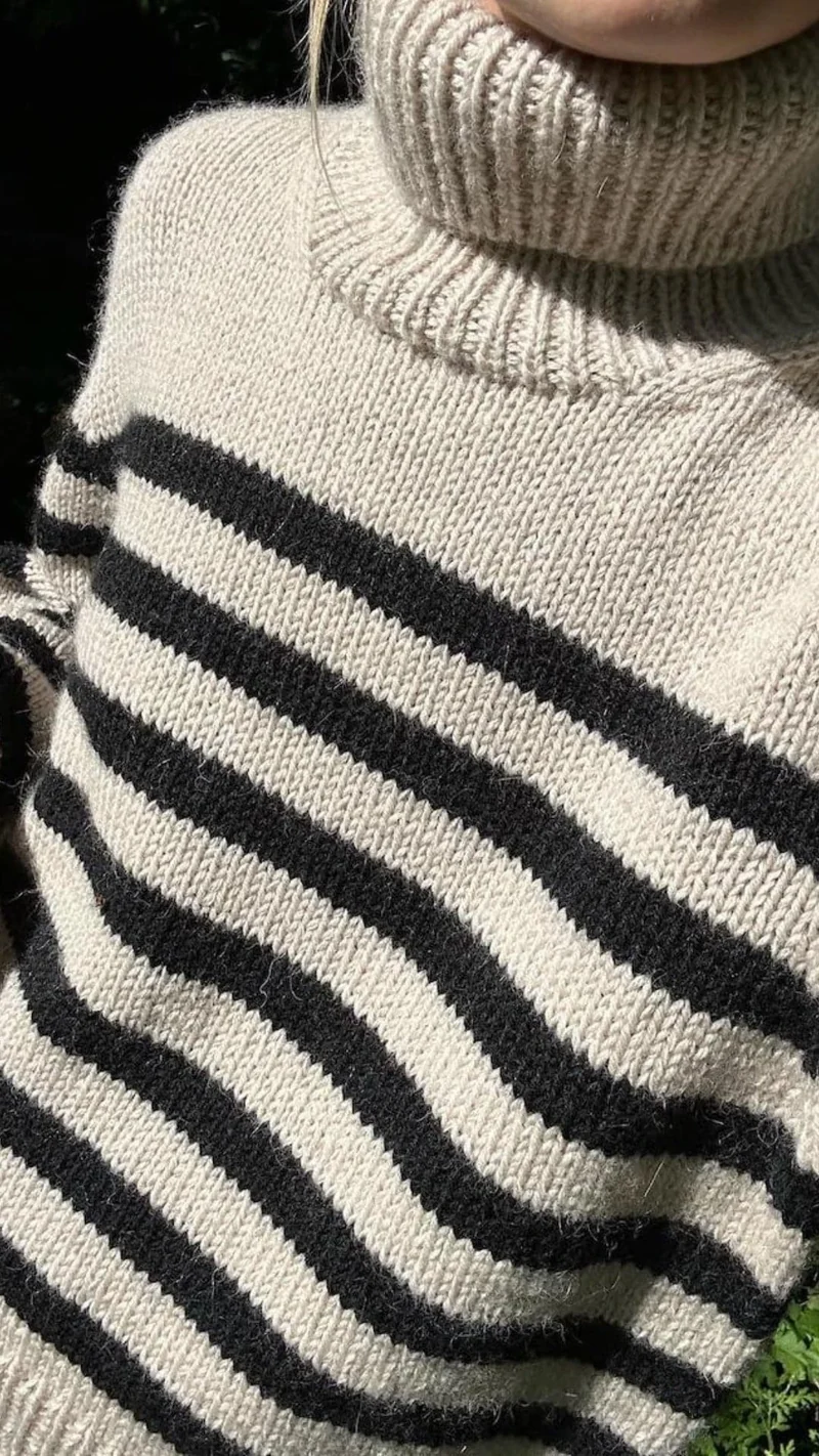 Lyon Sweater - Chunky Edition - PEER GYNT & TYNN SILK MOHAIR - Strickset