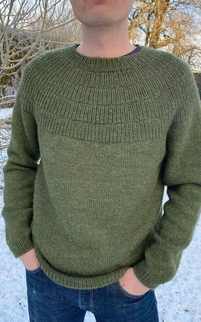 Ankers Pullover Boyfriend Size - PEER GYNT - Strickset