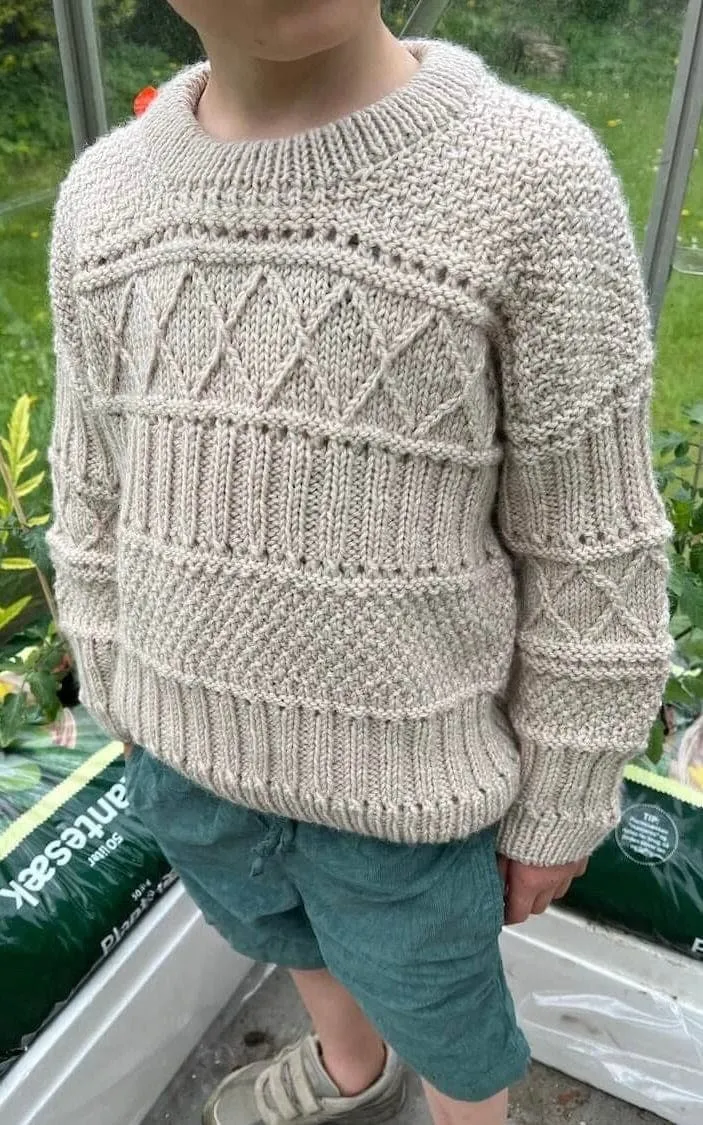 Ingrid Sweater Junior - PEER GYNT - Strickset