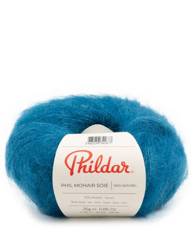 Phil Mohair Soie 1435 Preußisch Blau