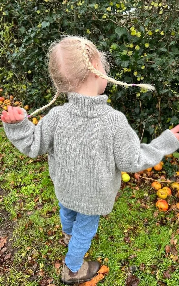 Zipper Sweater Light Junior - PEER GYNT - Strickset