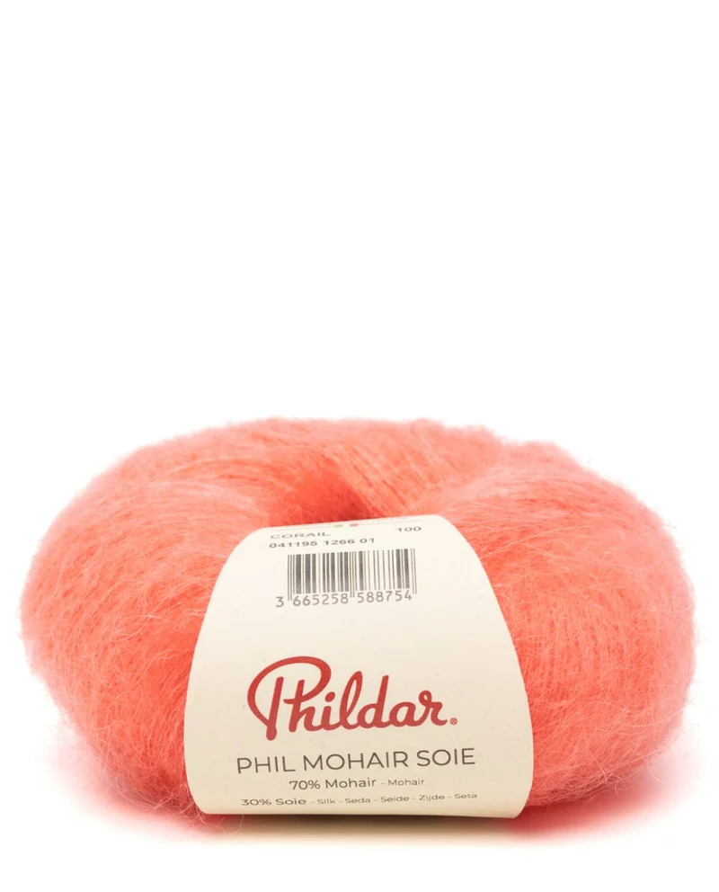 Phil Mohair Soie 1266 Koralle