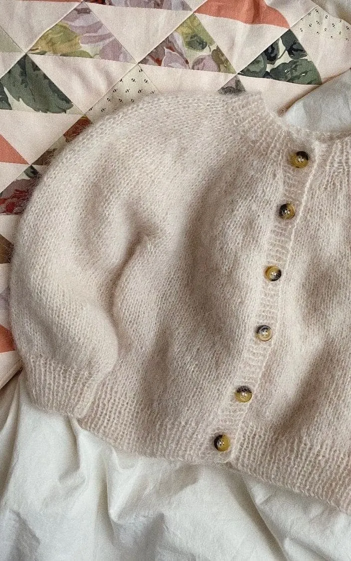 Novice Cardigan Baby Mini Mohair Edition - TYNN SILK MOHAIR - Strickpaket