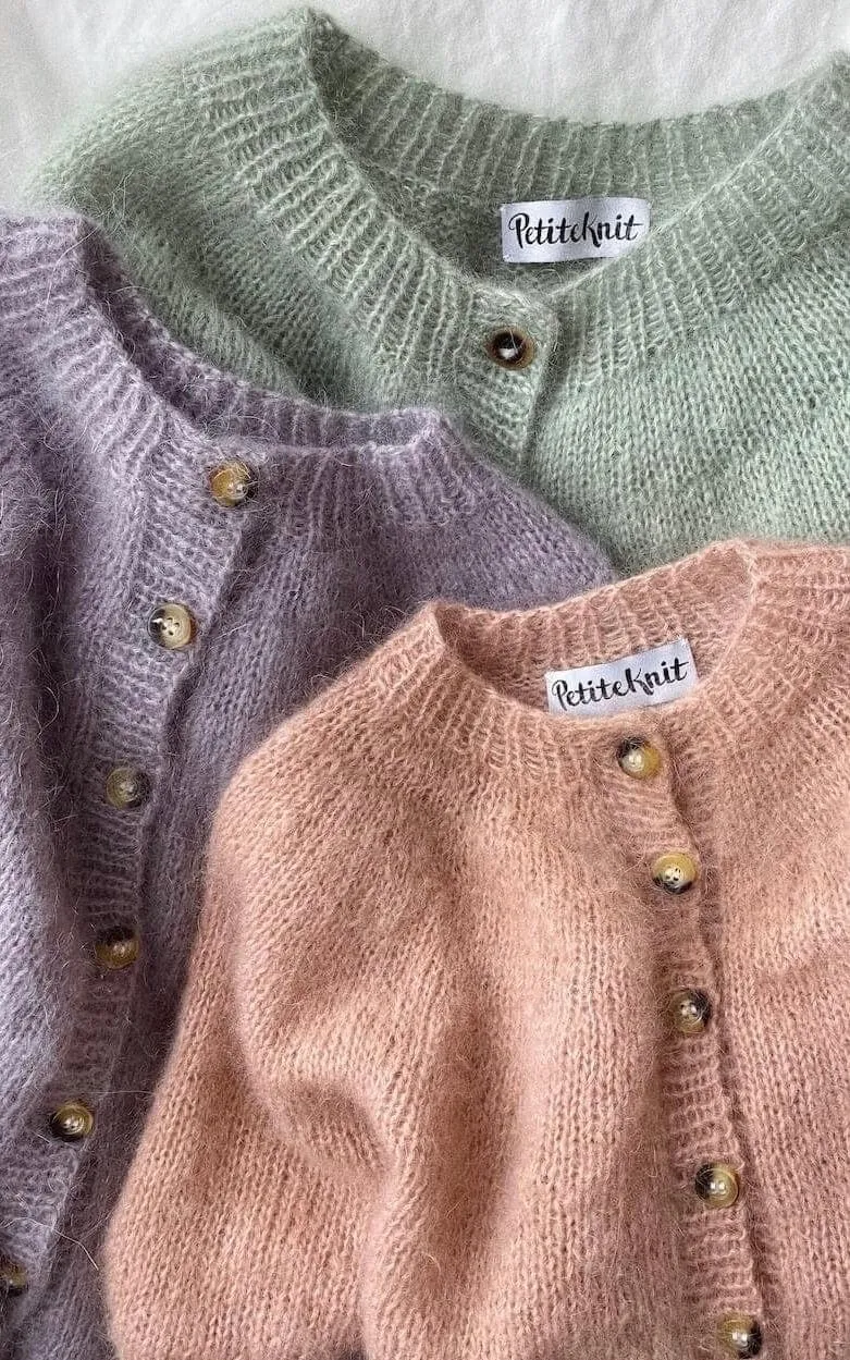 Novice Cardigan Baby Mini Mohair Edition - TYNN SILK MOHAIR - Strickpaket
