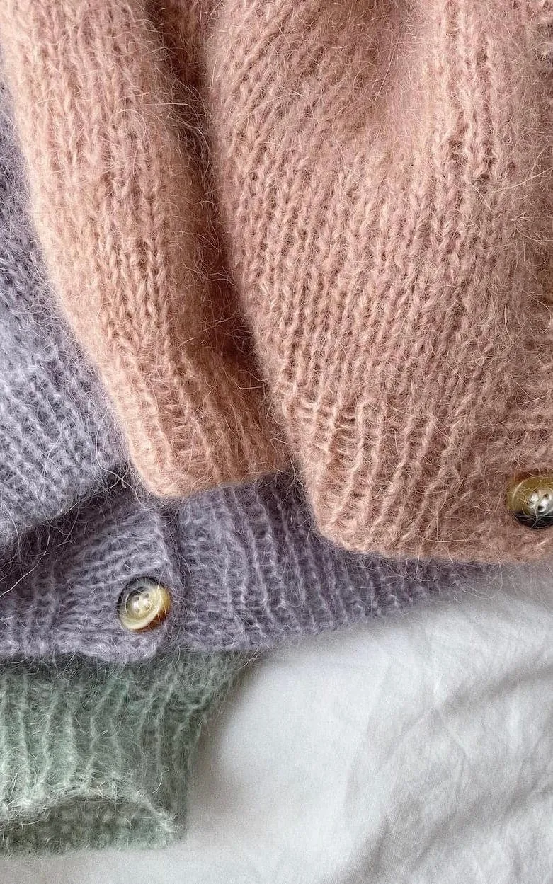 Novice Cardigan Baby Mini Mohair Edition - TYNN SILK MOHAIR - Strickpaket