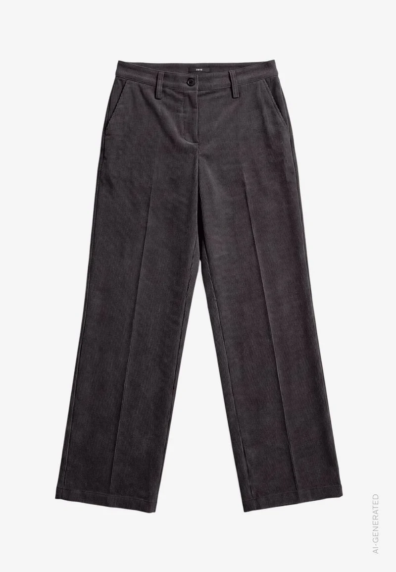 Damen Cordhose mit Bügelfalte