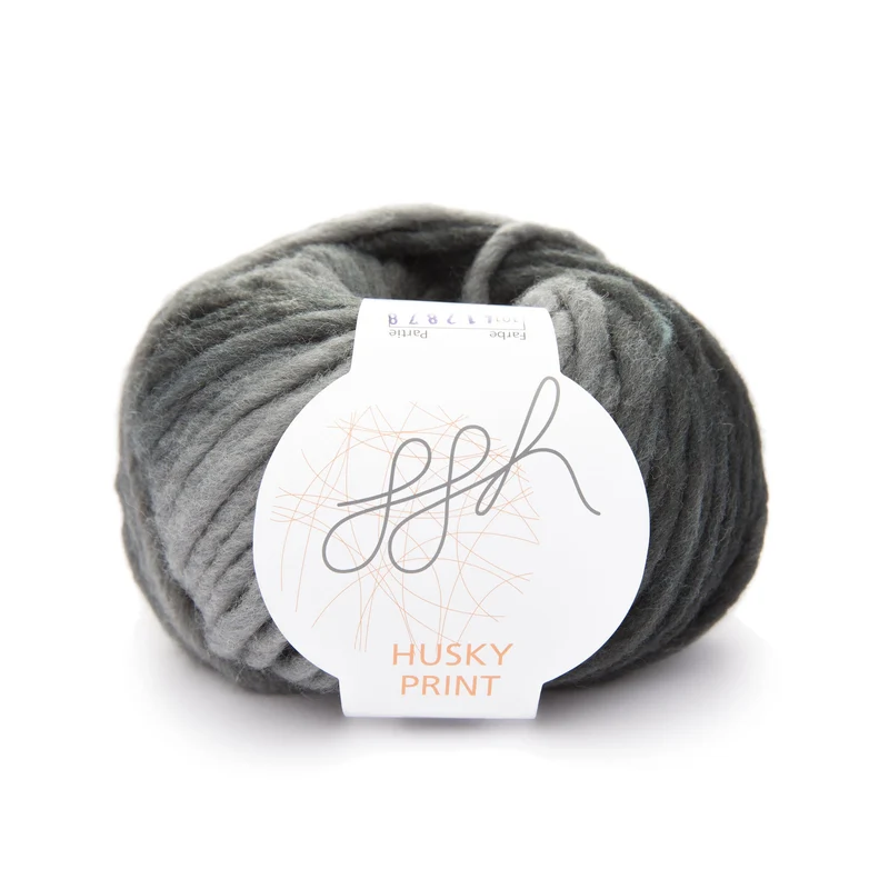 ggh Husky Print | 101 - Schwarz Grau