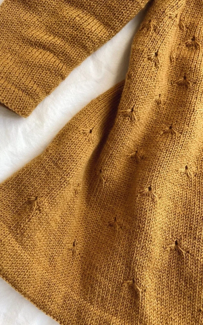 Löwenzahn Kleid Kinder - SUNDAY - Strickpaket