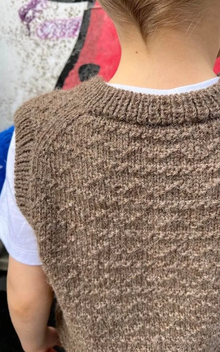 Sille Slipover Kinder - DOUBLE SUNDAY - Strickset