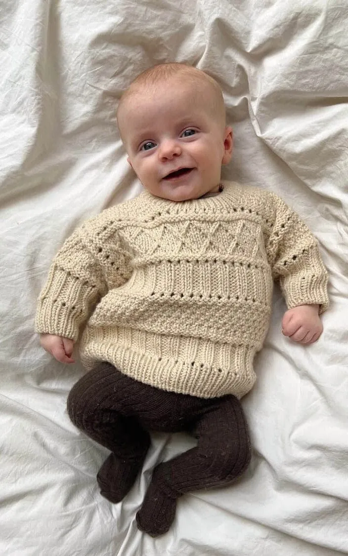 Ingrid Sweater Baby - DOUBLE SUNDAY - Strickset