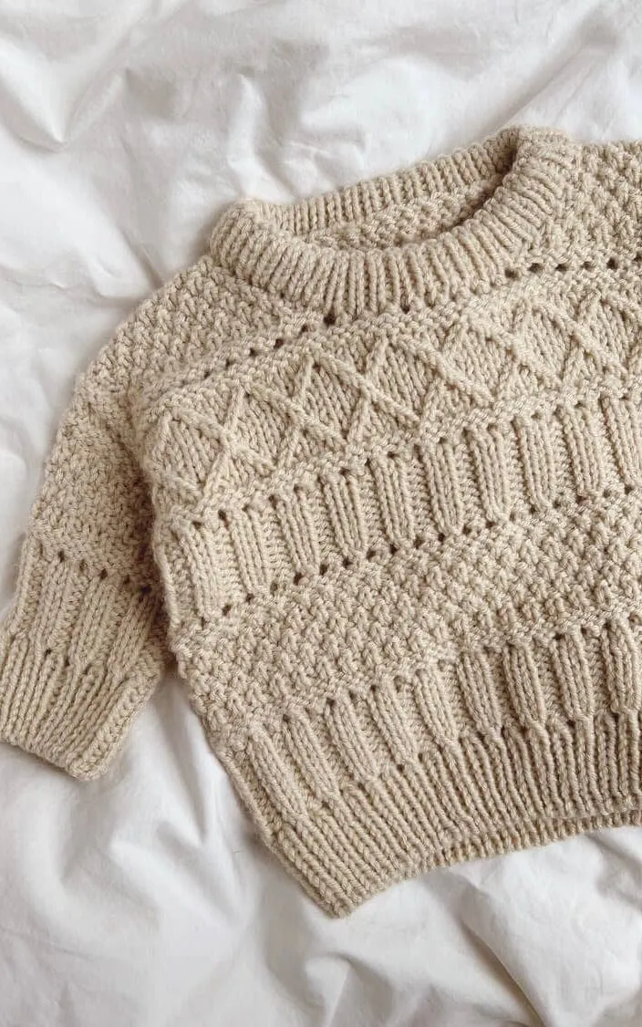 Ingrid Sweater Baby - DOUBLE SUNDAY - Strickset