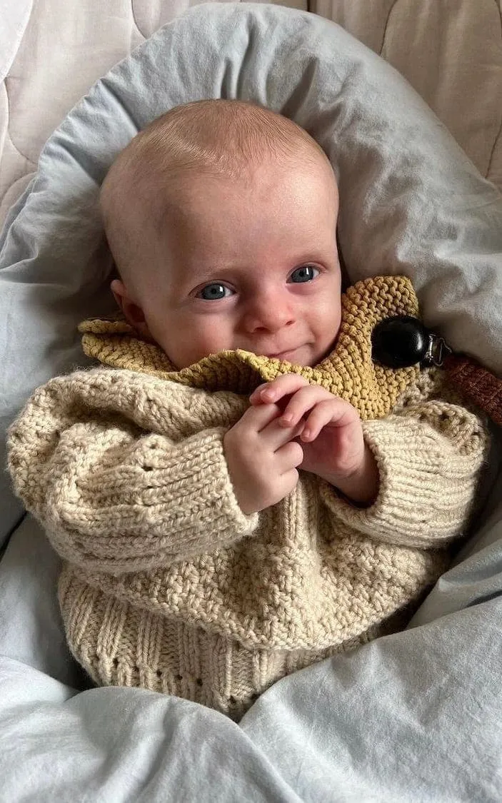 Ingrid Sweater Baby - DOUBLE SUNDAY - Strickset