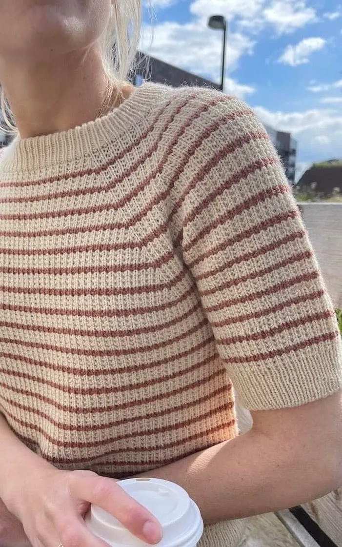 Friday Tee (gestreift) - SUNDAY - Strickset