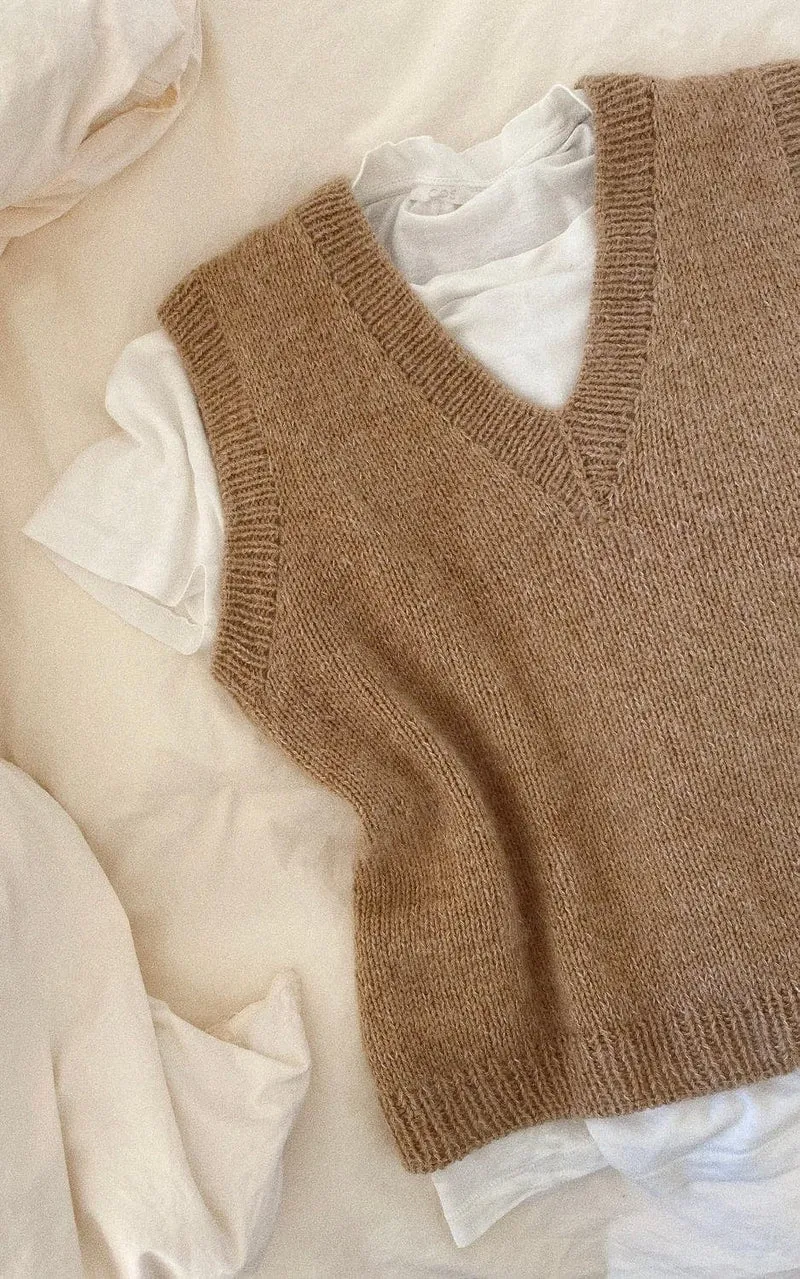 Stockholm Pullunder V-Ausschnitt - SUNDAY & TYNN SILK MOHAIR - Strickset