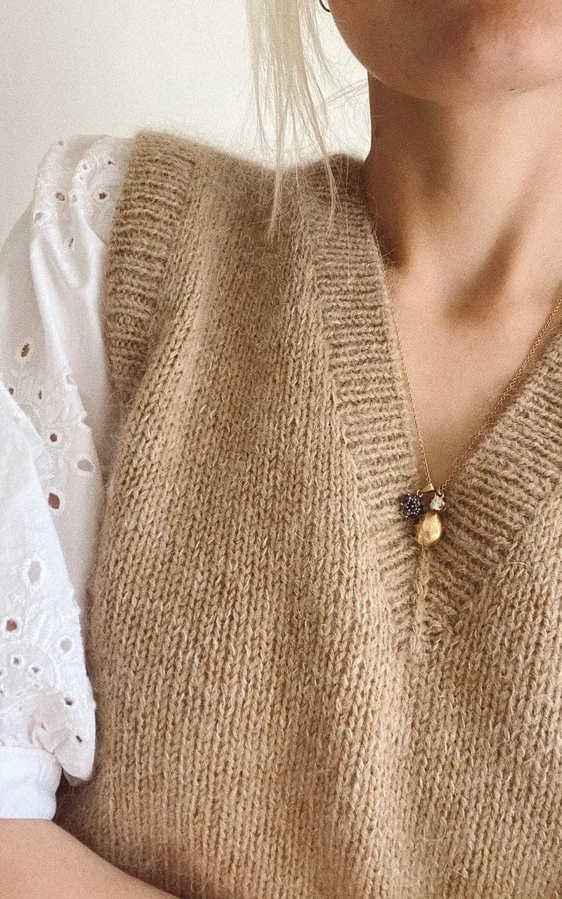Stockholm Pullunder V-Ausschnitt - SUNDAY & TYNN SILK MOHAIR - Strickset