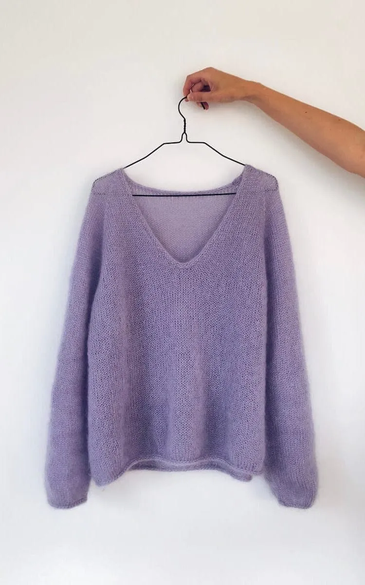 Kumulus Bluse - TYNN SILK MOHAIR - Strickset